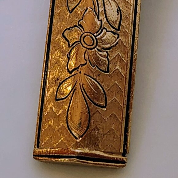 Antique Taille d'épargne Art Deco Unsigned Coro Ornate Fur Clip - Picture 4 of 7